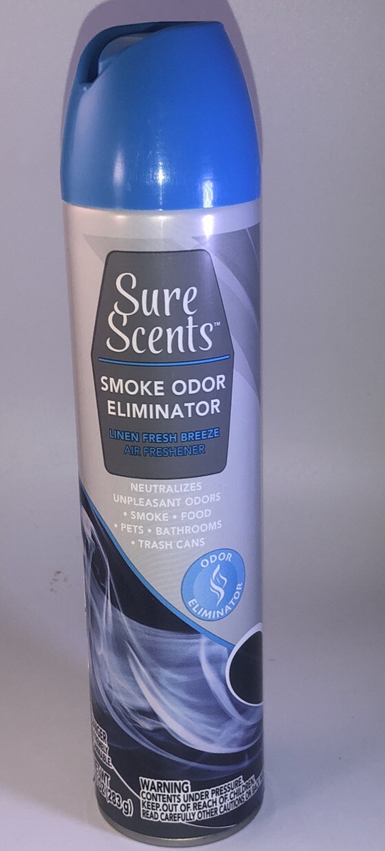 Sure Scents Smoke Odor Eliminator Linen Fresh Breeze Air Freshener