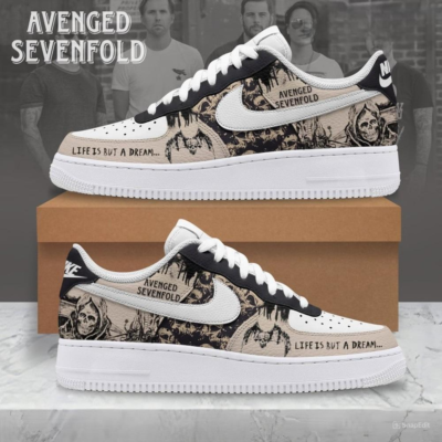 Avenged Sevenfold Life is But a Dream Air Force 1 Shoes | eBay