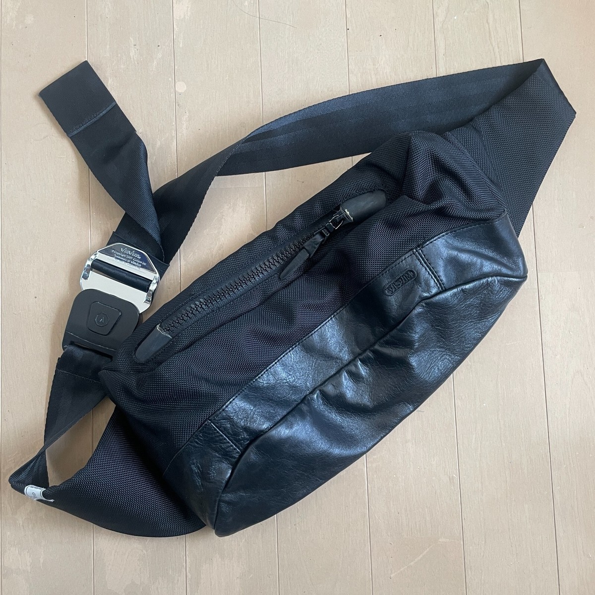 VISVIM MINI LUMBER Bag Waist Bag Body Bag Leather Nylon | eBay