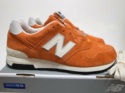 J.CREW x NEW BALANCE M1400JC 1400JC 1400 ORANGE SUEDE JCREW MADE