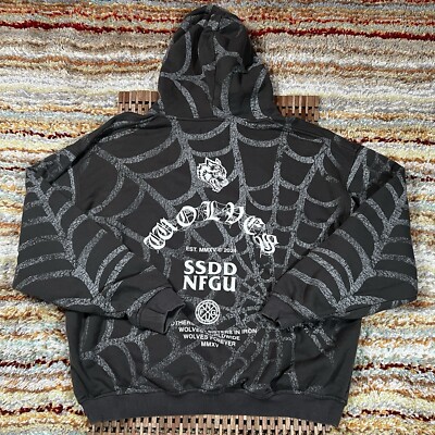 Darc Sport Darc Venom Symbiote Web Camo Hoodie Hoody Grey Black