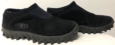 SALOMON DISCONTINUED CONTAGRIP GX SLIP-ON BLACK SUEDE LO SHOE