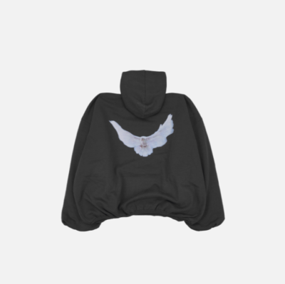 Yeezy Gap Engineered By Balenciaga Dove Hoodie Black 469530-02