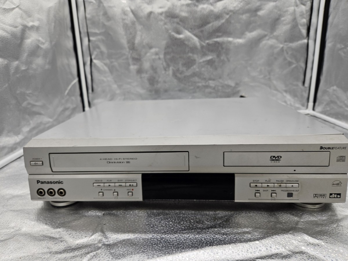 Panasonic PV-D4734S DVD VCR VHS Combo Player VHS Video Recorder NO