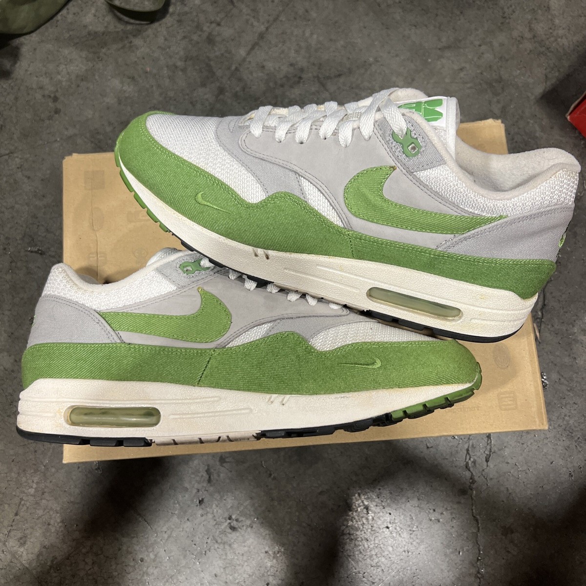 Size 10.5 - Nike Patta x Air Max 1 Premium Chlorophyll | eBay