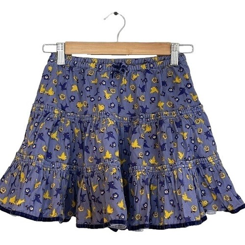 Misha & Puff Skating Pond Skirt Size 3-4 Yr. Brown Knit 100