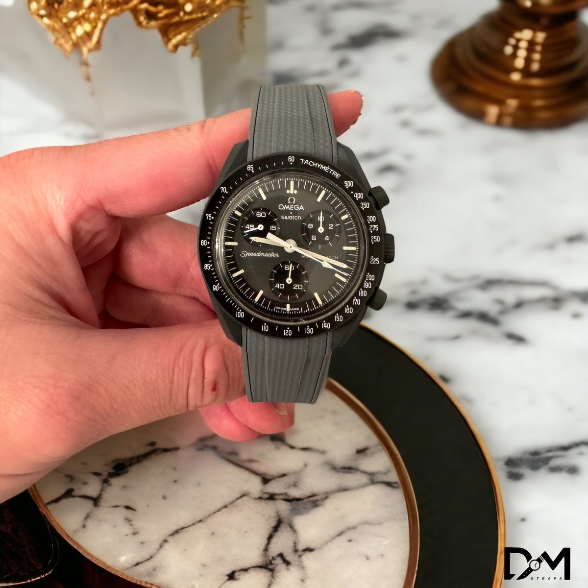 NO1* Omega x Swatch - Moonswatch - Mission to Mercury - GREY