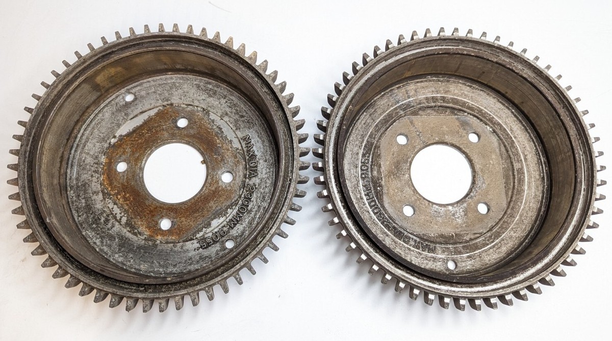 1970-1978 Datsun 240z 260z 280z ALUMINUM BRAKE DRUM SET DRIVER