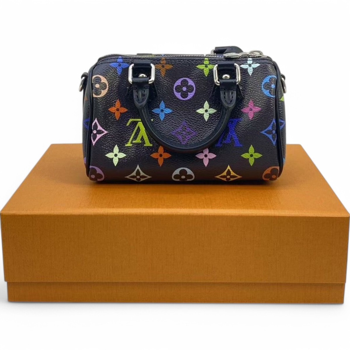 Louis Vuitton Takashi Murakami Nano Speedy Black Multicolored 2025