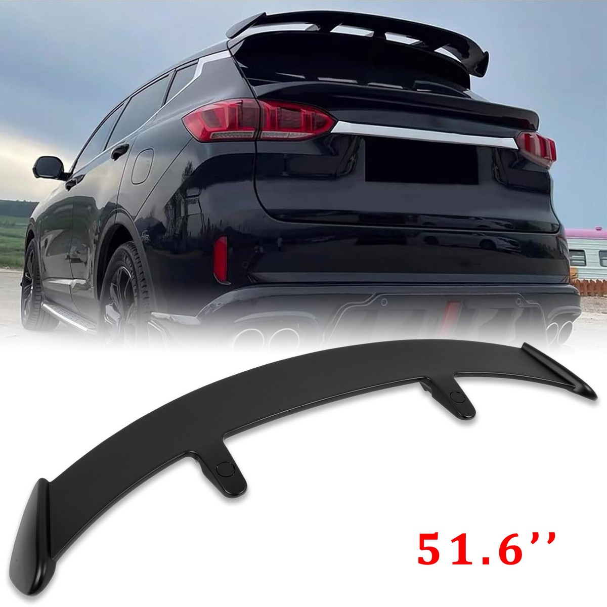 For Suzuki SX4 Hatchback 51''Rear Trunk Window Roof Spoiler Wing