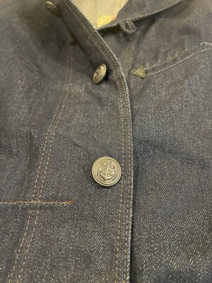 RRL Double RL Ralph Lauren 1940's WWII style U.S Navy Indigo Denim