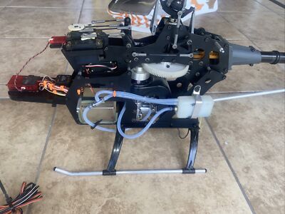 JR PROPO ERGO 50 With A OS 50SX ENGINE HELICOPTER WITH REMOTE
