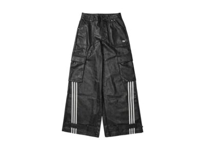 adidas Adilenium Season 3 Vintage Faux Leather Pants Black | eBay
