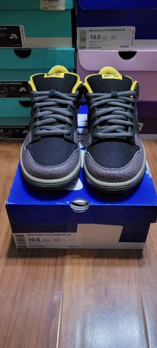Size 10.5 - Nike Dunk Premium SB Low Yellow Curb for sale online