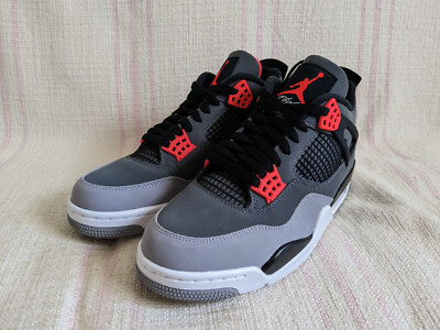 Air Jordan 4 Retro Infrared 23 Dark Grey Black AJIV DH6927 061 Men