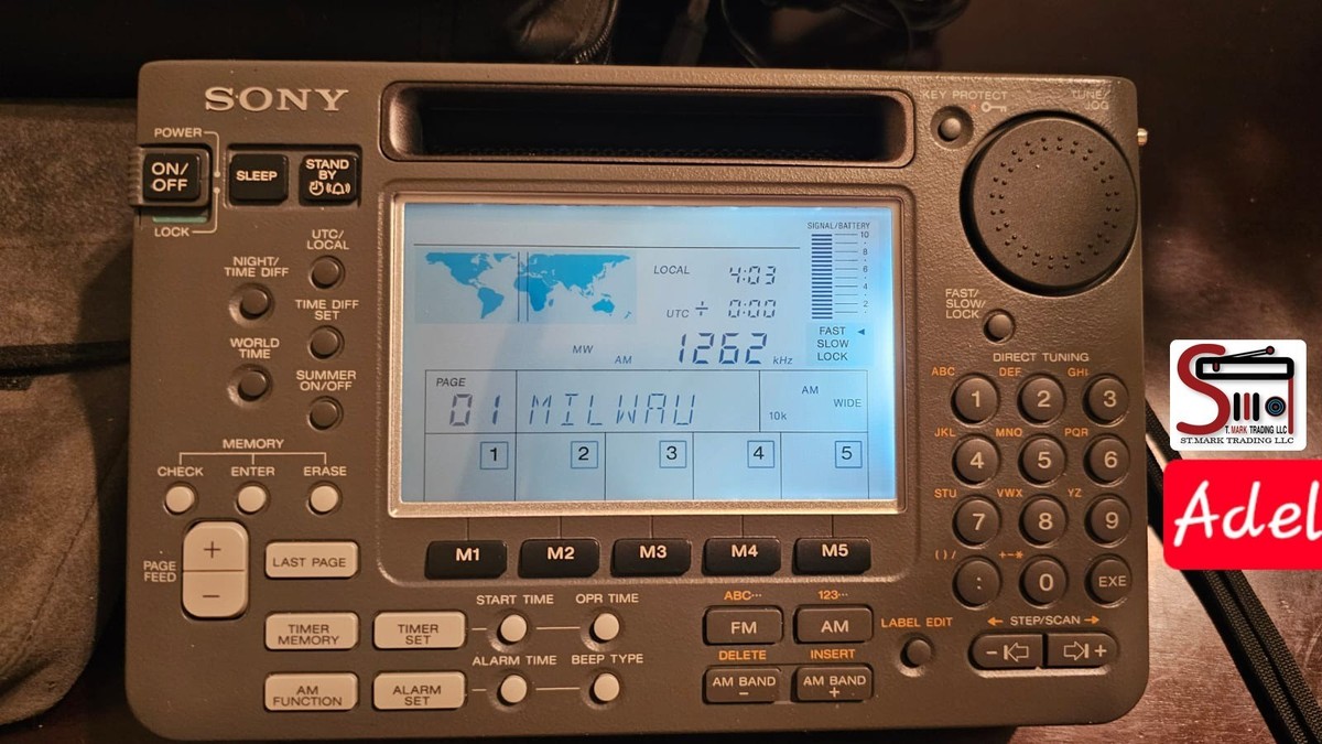 Sony ICF-SW55 Radio Recapped & Upgraded By Adel USA In The Mint