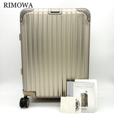 Rimowa Topas Titanium Gold 4-wheels Carry Case Suitcase 923.53 | eBay