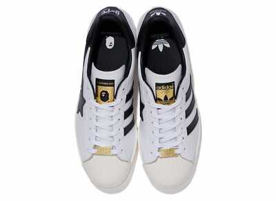 Adidas x Bape Superstar 80s White and Black GZ8980 A Bathing Ape