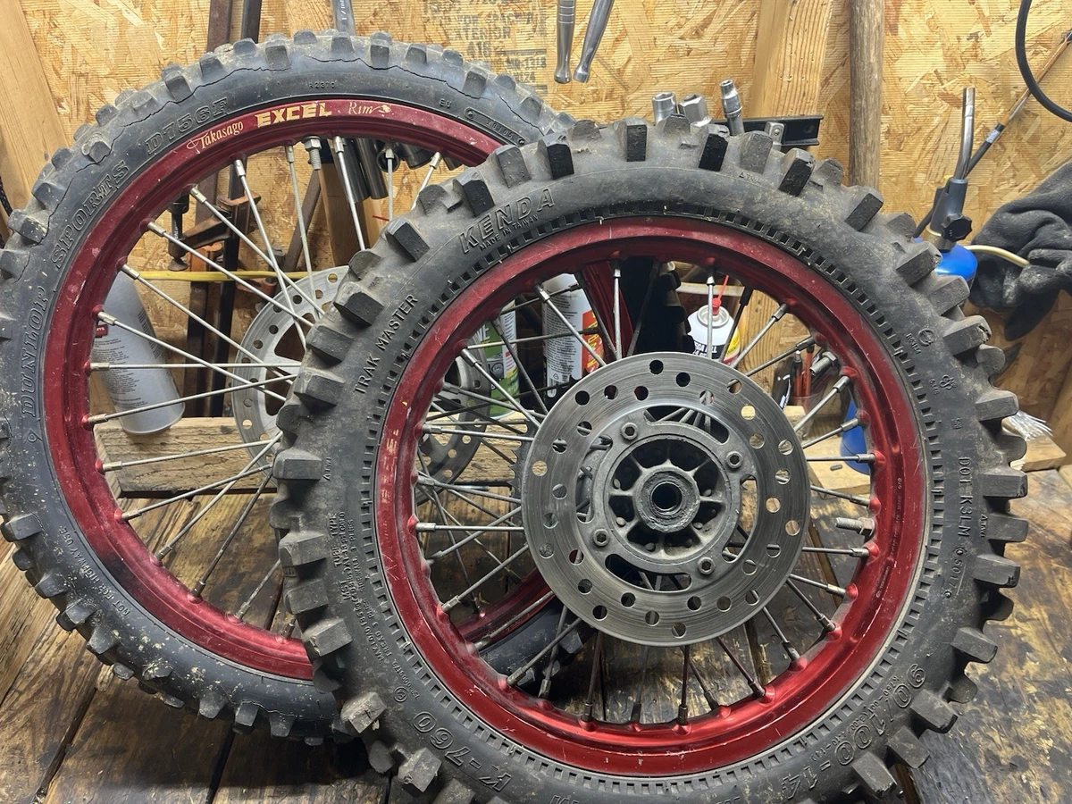 YZ85用前後17インチホイール EXCELリム 流用 YZ85用前後17インチ