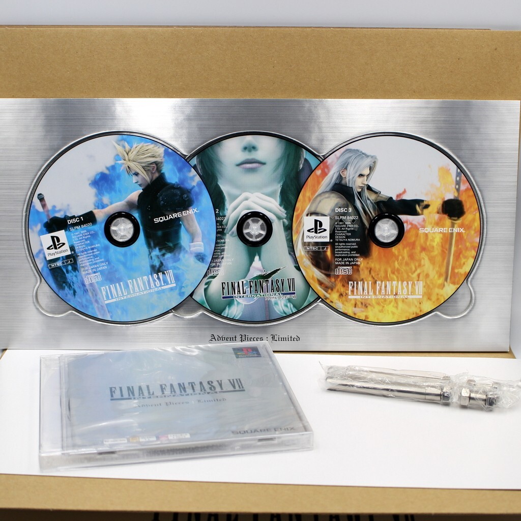 Final Fantasy 7 VII International Advent Pieces Limited Japan PS+