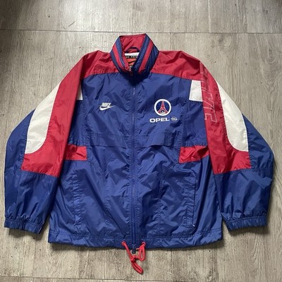 Vintage 90s Paris Saint-Germain PSG Football Jacket Soccer Nike