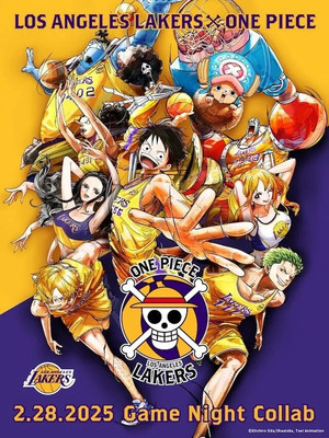 Los Angeles Lakers x One Piece Limited Edition Poster – Exclusive