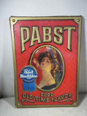 Vintage 1960s/70s Pabst Blue Ribbon Beer PBR Sign | eBay