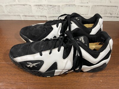 2021 Men's Reebok Kamikaze II Low OG Black White Size 15 M44438 | eBay
