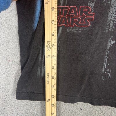 Vintage Darth Vader Star Wars All Over Print T Shirt KIDS XL Movie