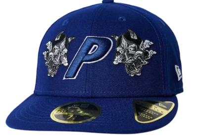 Palace Masks New Era LP 59FIFTY Cap Blue Silver Size 7 5/8 New In
