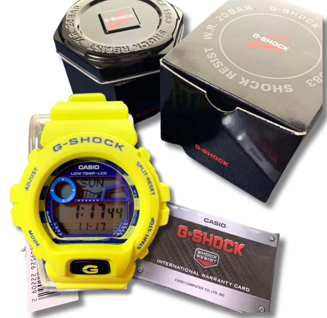CASIO G-SHOCK GLX-6900SS Yellow Quartz Watch Sea Snake w/Box MINT