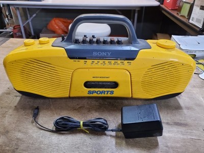 Vtg Sony CFS-903 Sports FM/AM Radio Cassette-Corder Boombox for