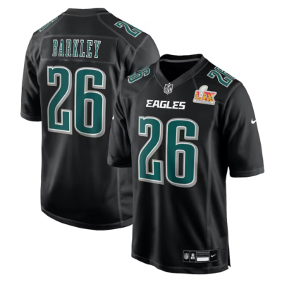 Philadelphia Eagles Saquon Barkley Super Bowl LIX 59 Jersey Nike