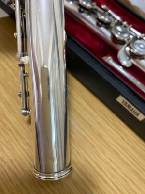 YAMAHA YFL-411 Flute silver Musical instrument case | eBay