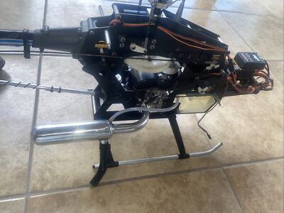 JR PROPO ERGO 50 helicopter With A OS 50SX Engine And Remote JR