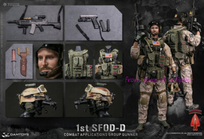 Damtoys Dam78074 1/6 1st Sfod-D The Delta Force Machine Gunner