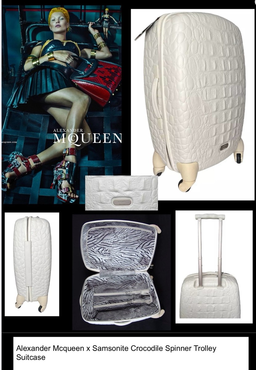 Samsonite✕Alexander McQueen クロコ柄スーツケース 良品