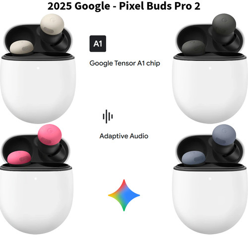 Google Pixel Buds Pro 2 GA05760-US Wireless Earbuds Porcelain for
