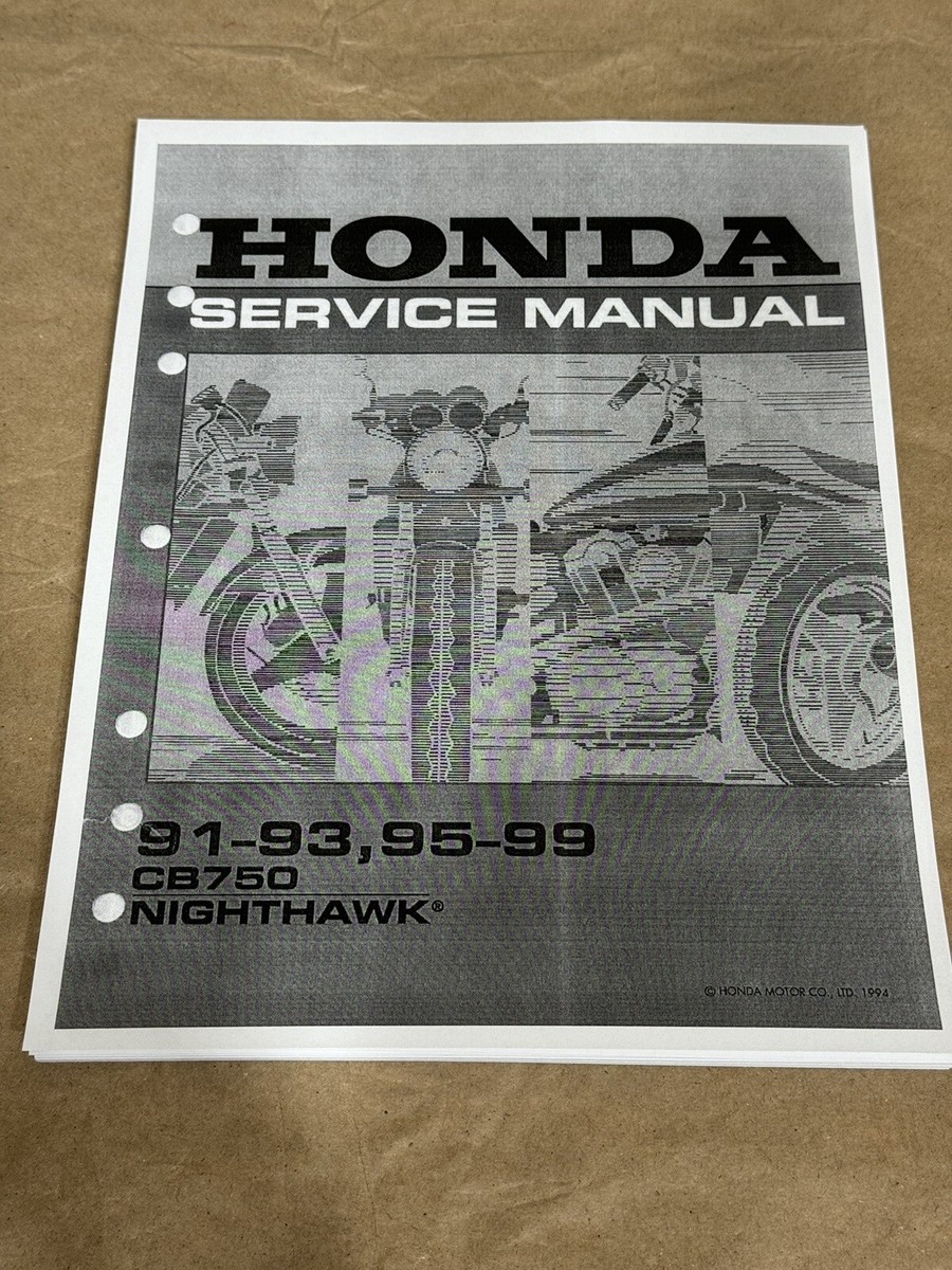 ナイトホーク750/CB750 サービスマニュアル パーツカタログ 8版 ナイト