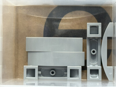 LEGO Parts - Light Bluish Gray, Curved 4 x 1 x 2/3 Double - No