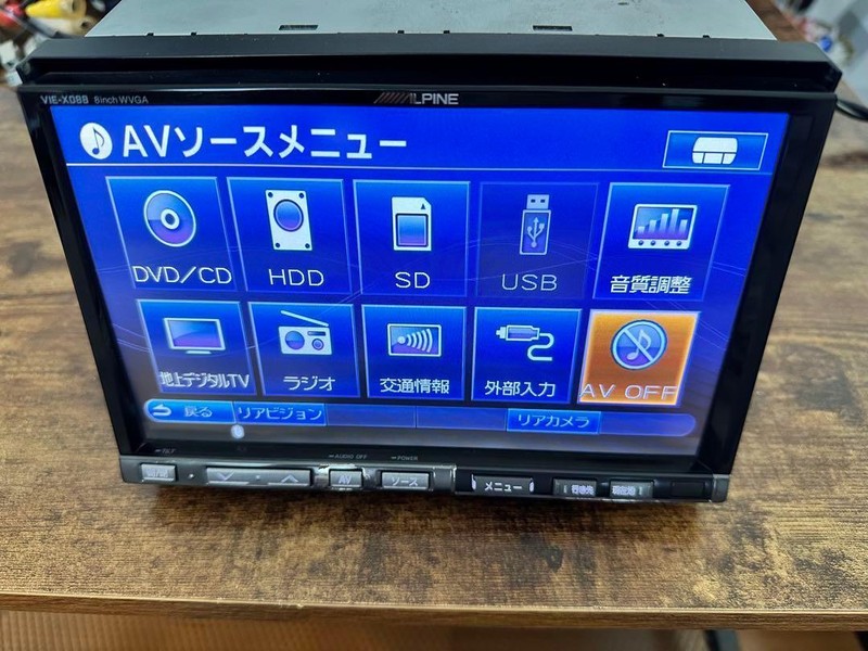 ALPINE VIE−X088VS ＋フィット専用パネル付き ALPINE VIE−X088VS ＋