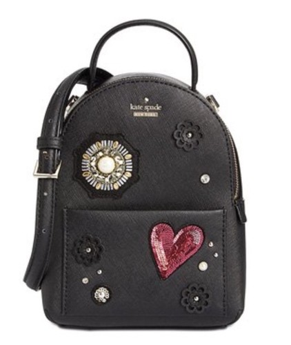 Kate Spade New York Finer Things Merry Mini Backpack Crossbody Bag