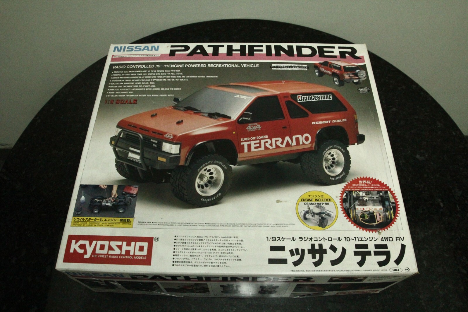 KYOSHO☆ニッサンテラノ 1⁄9スケールRC10〜11エンジン4WD RV