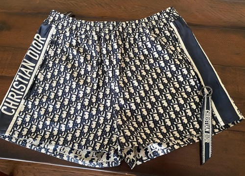 New Authentic DIOR 23SS Oblique Technical Taffeta Jacquard Shorts