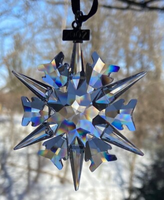 SWAROVSKI 2002 Annual Large Star Snowflake Ornament New in Box | eBay