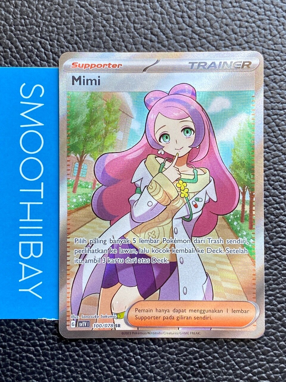 Miriam Mimi FULL ART SV1V 100/078 SR Pokemon Card Indonesia NM