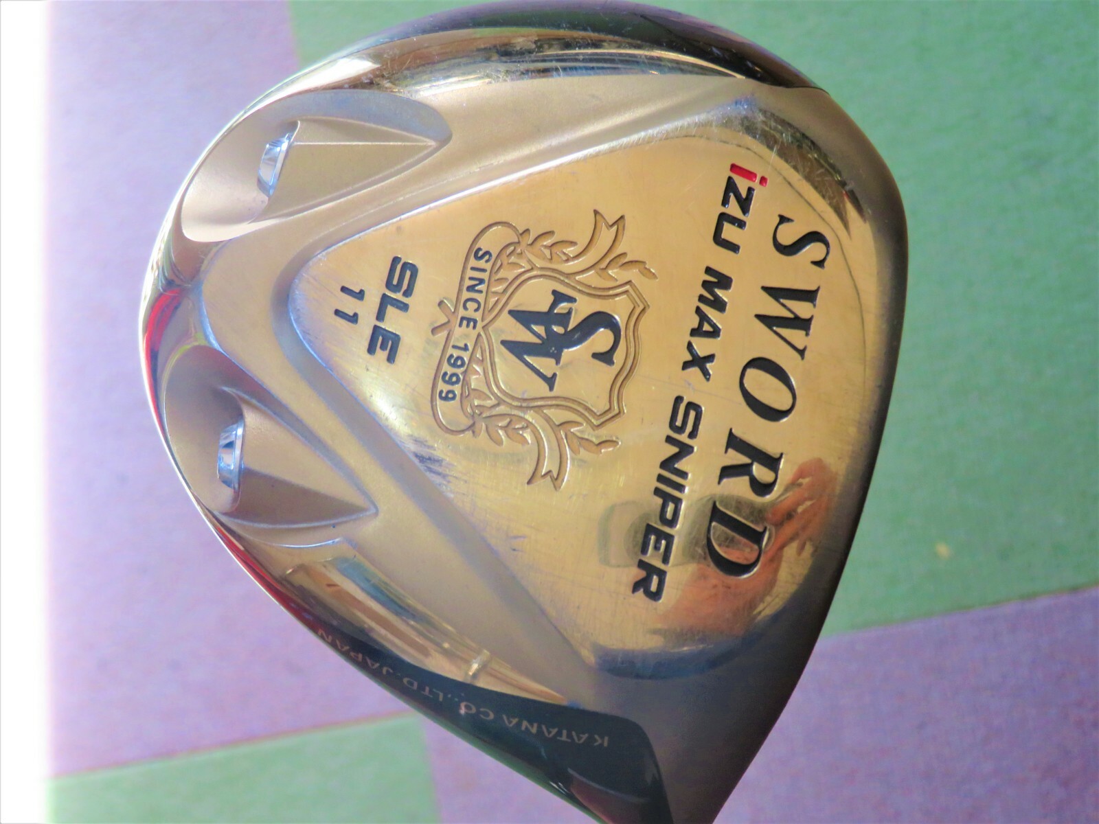 KATANA SWORD IZU MAX SNIPER Gold 1W DRIVER 11DEG SR-FLEX JP Model