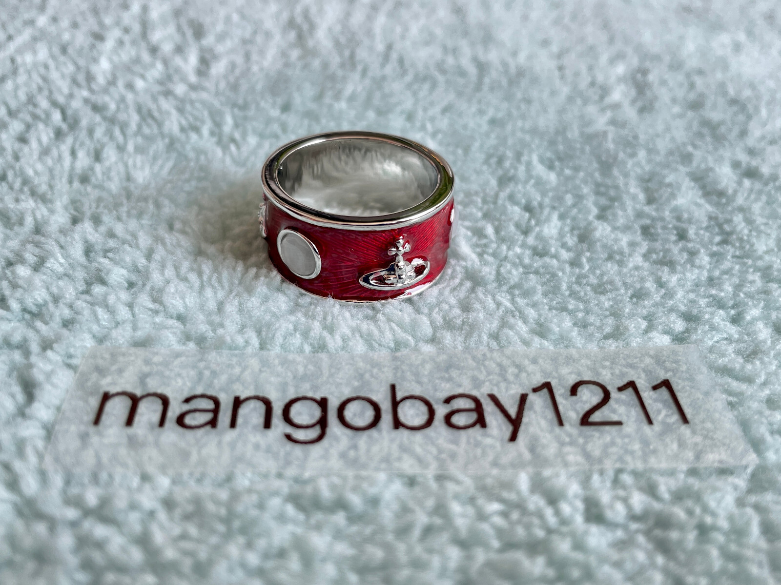 Vivienne Westwood キングリング赤M ヴィヴィアンウエストウッド 中古