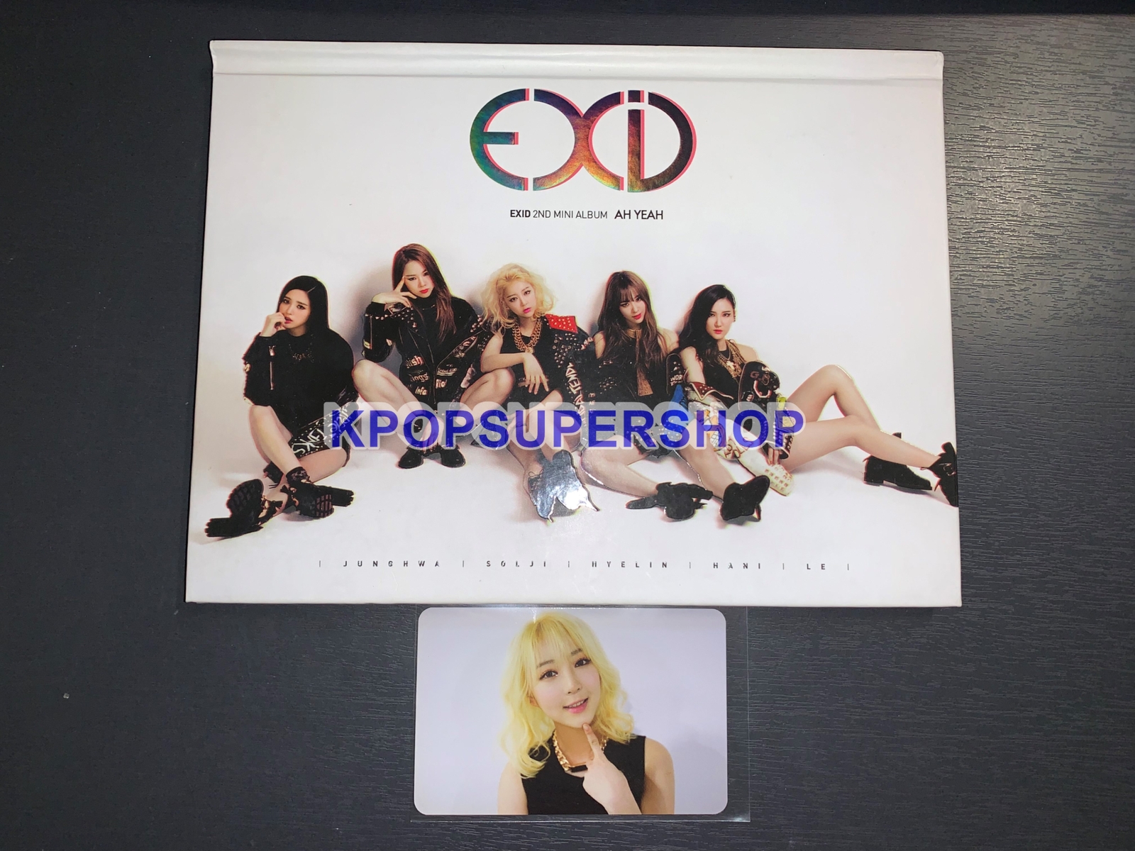 EXID 2nd Mini Album AH Yeah CD Great Condition Hyelin Photocard