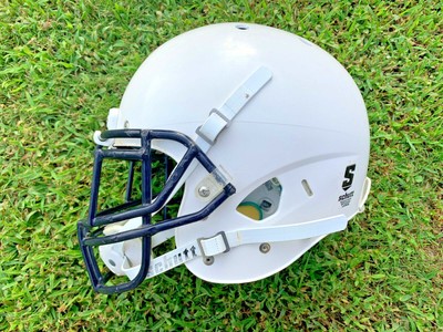 Schutt アメリカンフットボールヘルメット ホワイト/ブルー Schutt